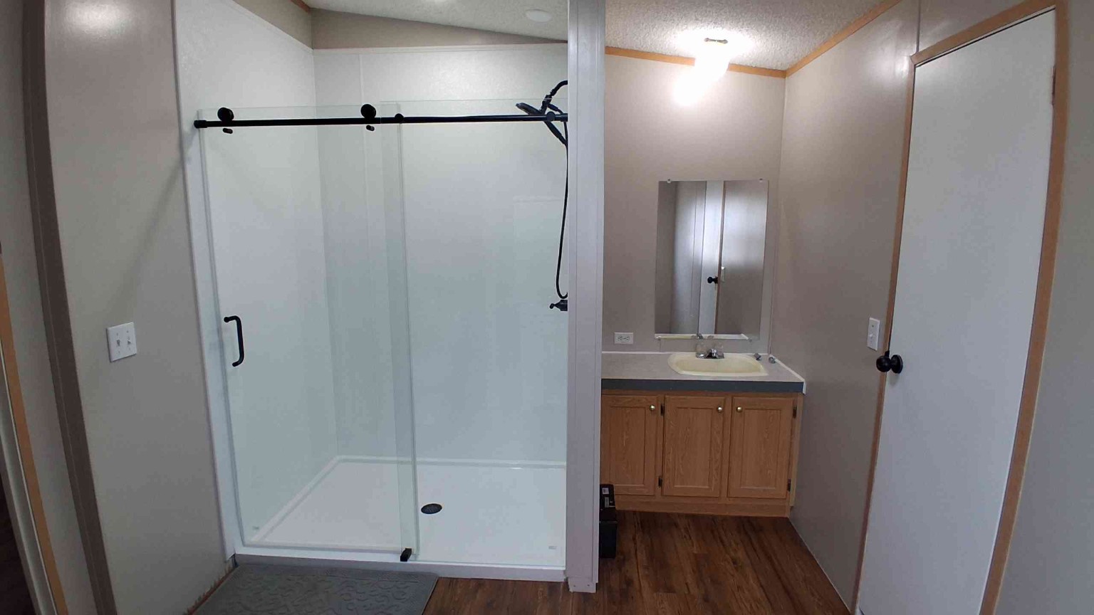 Completed bathroom renovation